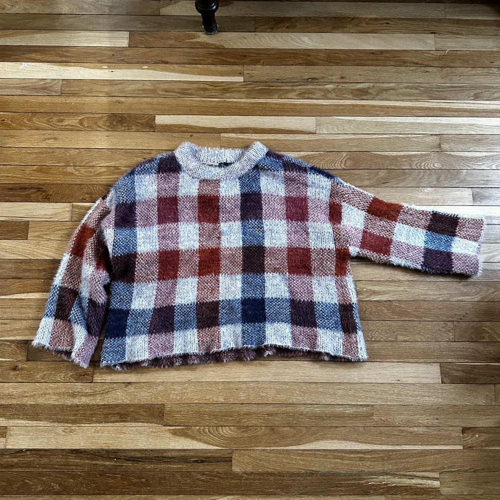ModCloth 2x Plaid Women's Sweater